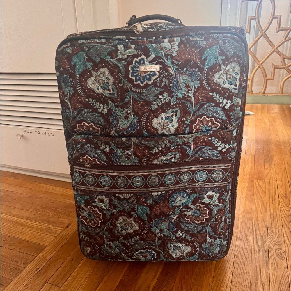 Vera Bradley Java Blue Large Suitcase - image 1